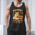 Books And BER Months Fall Librarian Reading Halloween Men Tank Top