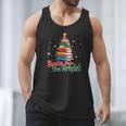 Books Make You Bright Christmas Librarian Book Lover Men Tank Top