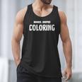 Books Coffee Coloring Men Tank Top
