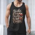 Books Cozy Nooks Hot Cocoa Winter Reading Warmth Comfort Men Tank Top Books Cozy Nooks Hot Cocoa Winter Reading Warmth Comfort Men Tank Top