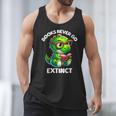 Books Never Go Extinct Reading Dinosaur Bookish Nerdy Men Tank Top Books Never Go Extinct Reading Dinosaur Bookish Nerdy Men Tank Top