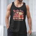 Books Are My Love Language Teddy Bear Book Lovers Valentine Men Tank Top Books Are My Love Language Teddy Bear Book Lovers Valentine Men Tank Top