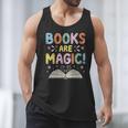 Books Are Magic Whimsical Retro Bookworm Men Tank Top Books Are Magic Whimsical Retro Bookworm Men Tank Top