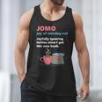 Books Saying JOMO Joy Of Missing Out For Bookworms Men Tank Top