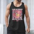 I Like My Books Spicy And My Coffee Icy Librarian Men Tank Top