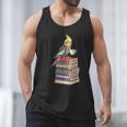 Bookworm Cockatiel Bird Reading Books Drinking Coffee Lover Men Tank Top