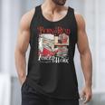 Born To Read Forced To Work Santa Christmas Book Lover Retro Men Tank Top Born To Read Forced To Work Santa Christmas Book Lover Retro Men Tank Top