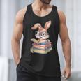 Bunny Rabbit Reading Books Rabbit Books Bunny Reader Men Tank Top Bunny Rabbit Reading Books Rabbit Books Bunny Reader Men Tank Top