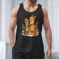 Cats Reading Books Christmas Tree Men Tank Top Cats Reading Books Christmas Tree Men Tank Top