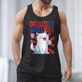 Childless Cat Ladies Vote Kamala Harris Cute Comic Book Cat Men Tank Top