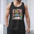 Color Our World Book Reading Program 2026 Summer Men Tank Top