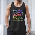 Color Our World Summer Reading 2025 Boho Wildflower Book Men Tank Top Color Our World Summer Reading 2025 Boho Wildflower Book Men Tank Top