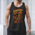 Comic Book Superhero Fall Season Leaf Blower Men Tank Top