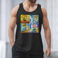 Comic Reader Comic Book Merch Vintage Reading Comic Books Men Tank Top