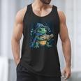 Cool Magical Book With Wizard Turtle For Adults And Kids Men Tank Top Cool Magical Book With Wizard Turtle For Adults And Kids Men Tank Top