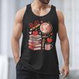 Coquette Teacher School Supplies Bows Books Globe Apple Cute Men Tank Top