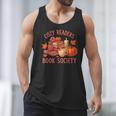 Cozy Readers Book Society Teacher Reading Floral Pumpkin Tee Men Tank Top Cozy Readers Book Society Teacher Reading Floral Pumpkin Tee Men Tank Top