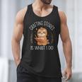 Crafting Stories Is What I Do Reading Writing Book Author Men Tank Top