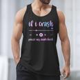 If I Crash Pause My Audiobook Listener Bookish Book Lover Men Tank Top