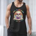 Cute 100th Day Of School 100 Days Dog Reading Book Rainbow Men Tank Top Cute 100th Day Of School 100 Days Dog Reading Book Rainbow Men Tank Top