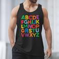 Cute ABCs Shirt Alphabet Colorful Letters Reading Books Kids Men Tank Top Cute ABCs Shirt Alphabet Colorful Letters Reading Books Kids Men Tank Top