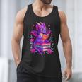 Cute Dragon Reading Books Bookworm Men Tank Top Cute Dragon Reading Books Bookworm Men Tank Top