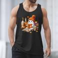 Cute Ghost Reading Book Lovers Halloween Pumpkin Women Girls Men Tank Top Cute Ghost Reading Book Lovers Halloween Pumpkin Women Girls Men Tank Top