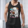Cute Polar Bear Is Reading a Book Reading Polar Bear Men Tank Top Cute Polar Bear Is Reading a Book Reading Polar Bear Men Tank Top