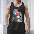 Cute Reading Seal On Books Book Lover Men Tank Top