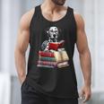 Dalmatian Reading Books Matching Bookworm Readers Librarian Men Tank Top
