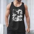 Dark Academia Fantasy Dragon Book Lover Bookish Goblincore Men Tank Top
