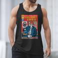 Dead Roast Coffee Comic Book Cover Style Skeleton Barista Men Tank Top