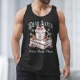 Dear Santa More Book Please Christmas Reading Book Librarian Men Tank Top Dear Santa More Book Please Christmas Reading Book Librarian Men Tank Top
