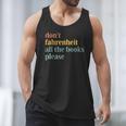 Don't Fahrenheit The Books Men Tank Top