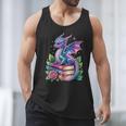 Dragon Book Fantasy Reading Men Tank Top