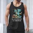Be A Dragon Read Reading Book Librarian Men Women Kids Men Tank Top