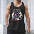 Dragon Reading A Book Cute Bookworm Book Lover Men Tank Top