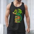 Dragon Reading Books Matching Bookworm Readers Librarian Men Tank Top Dragon Reading Books Matching Bookworm Readers Librarian Men Tank Top