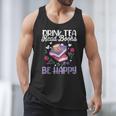 Drink Tea Read Books Be Happy Book Lover Reading Men Tank Top Drink Tea Read Books Be Happy Book Lover Reading Men Tank Top
