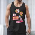 Dungeon Crawler Carl Colorful Sticker Collage LitRPG Book Men Tank Top