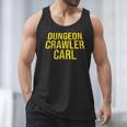 Dungeon Crawler Carl Yellow Text Logo LitRPG Series Book Men Tank Top