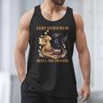 Easily Distracted By Books & Dragons Librarian Book Lover Men Tank Top