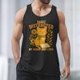 Easily Distracted By Cats And Books Cute Cat Book Lover Men Tank Top Easily Distracted By Cats And Books Cute Cat Book Lover Men Tank Top