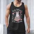 Easily Distracted By Cats And Books Reading Men Tank Top Easily Distracted By Cats And Books Reading Men Tank Top