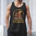 Easily Distracted By Dragons And Books Fantasy Book Lover Men Tank Top