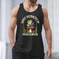 Easily Distracted By Frogs And Books Men Tank Top Easily Distracted By Frogs And Books Men Tank Top
