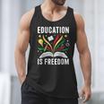 Education Is Freedom Books History Teacher Kids Men Tank Top