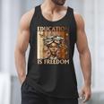 Education Is Freedom Teacher Books Black History Women Men Tank Top