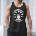 Education Is Freedom History Books African Pride Women Men Tank Top