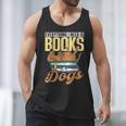 Everything I Need Is Books & Dogs Reader Book Read Reading Men Tank Top Everything I Need Is Books & Dogs Reader Book Read Reading Men Tank Top
